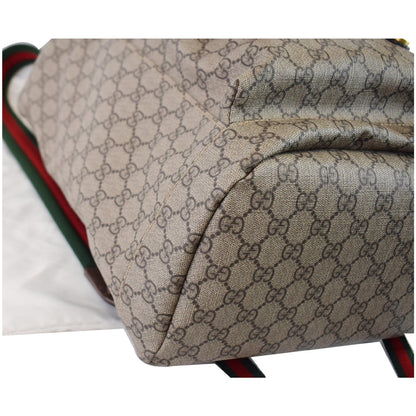 GUCCI Soft GG Supreme Canvas Backpack Bag Beige 473869