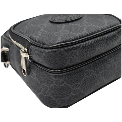 GUCCI Mini Interlocking G Supreme Canvas GG Crossbody Bag 672952 - 25% OFF