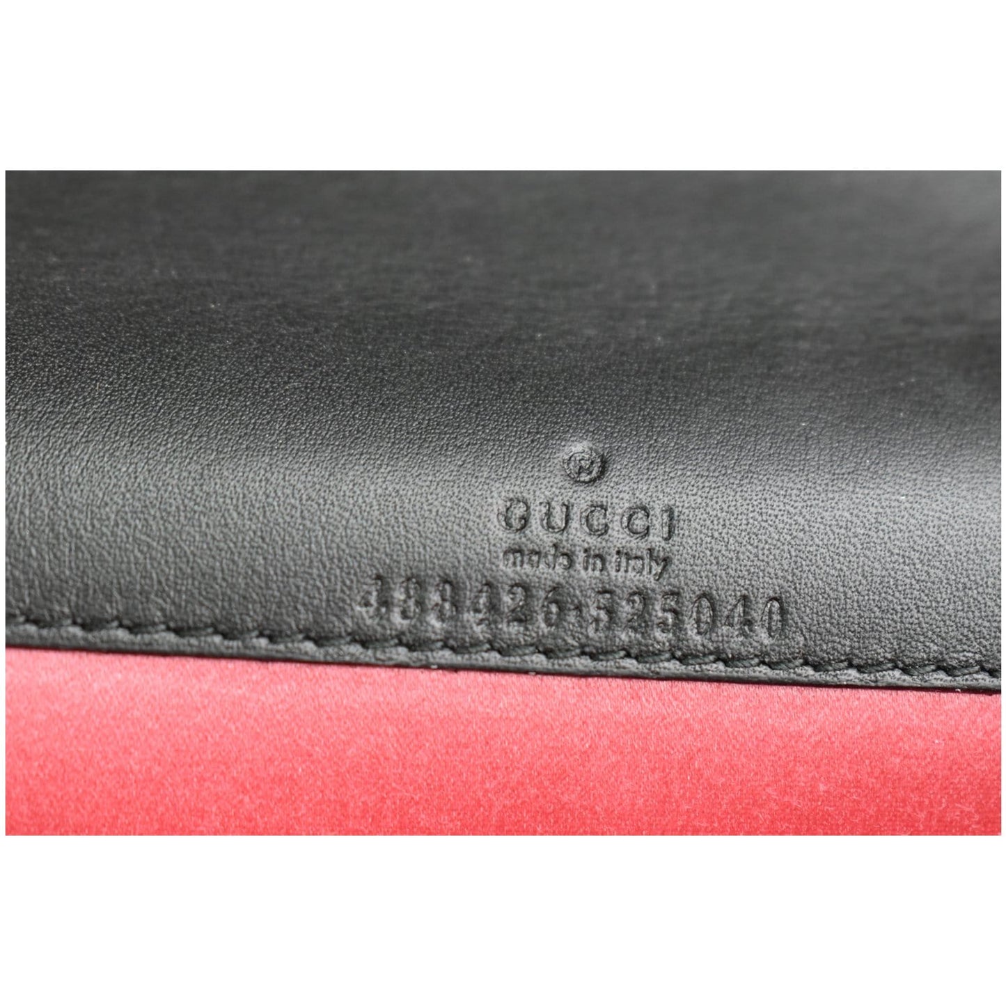 GUCCI GG Marmont Suede Leather Crossbody Bag Black 488426