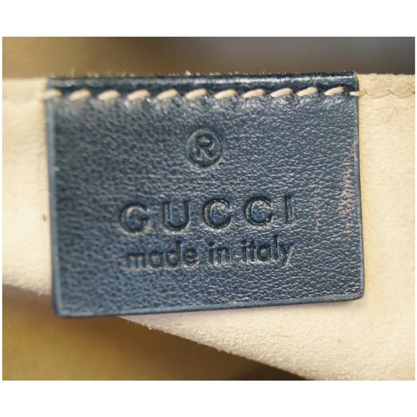 GUCCI GG Marmont Matelasse Mini Leather Crossbody Bag Black 448065