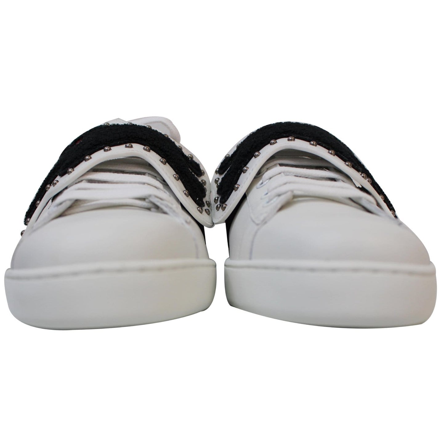 GUCCI Ace Low-Top With Removable Patches Sneaker White 477107 US 9