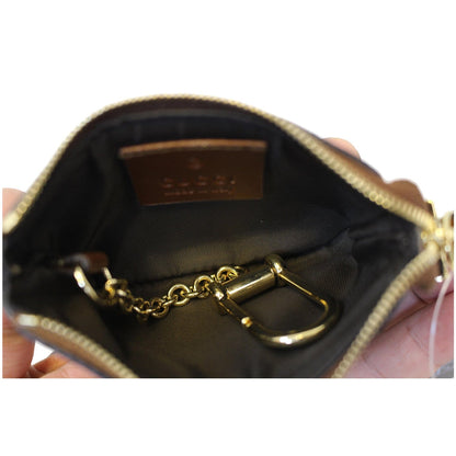 GUCCI GG Supreme Monogram Key Case Beige