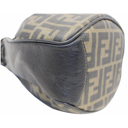 FENDI Drawstring Bucket Crossbody Bag Brown