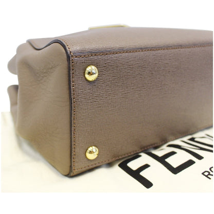 FENDI Roma Petite 2 Jours Leather Shoulder Handbag