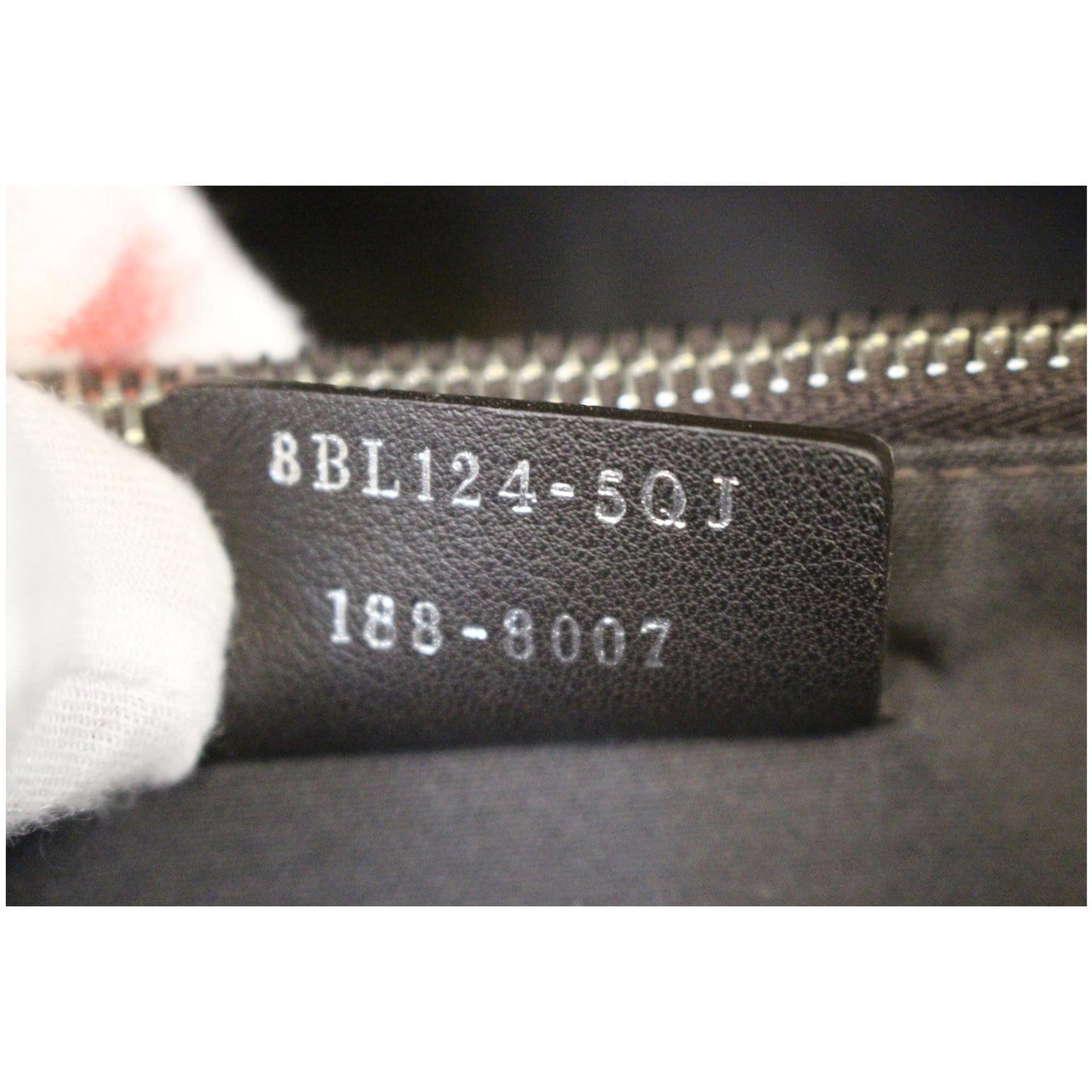 FENDI Small By The Way Leather Shoulder Bag Gray/Light Blue