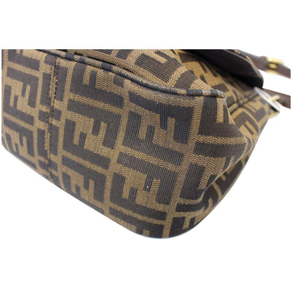 FENDI Zucca Small Crossbody Bag Tobacco Brown