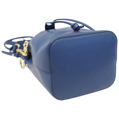 FENDI Bucket Mon Tresor Blue Crossbody Bag Blue