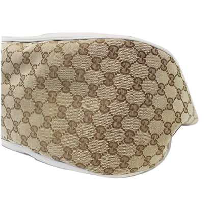 GUCCI Charlotte GG Monogram Beige/White Tote Shoulder Bag
