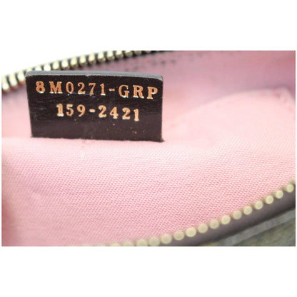 FENDI Spalmati Zucca Pochette Pouch Fuchsia