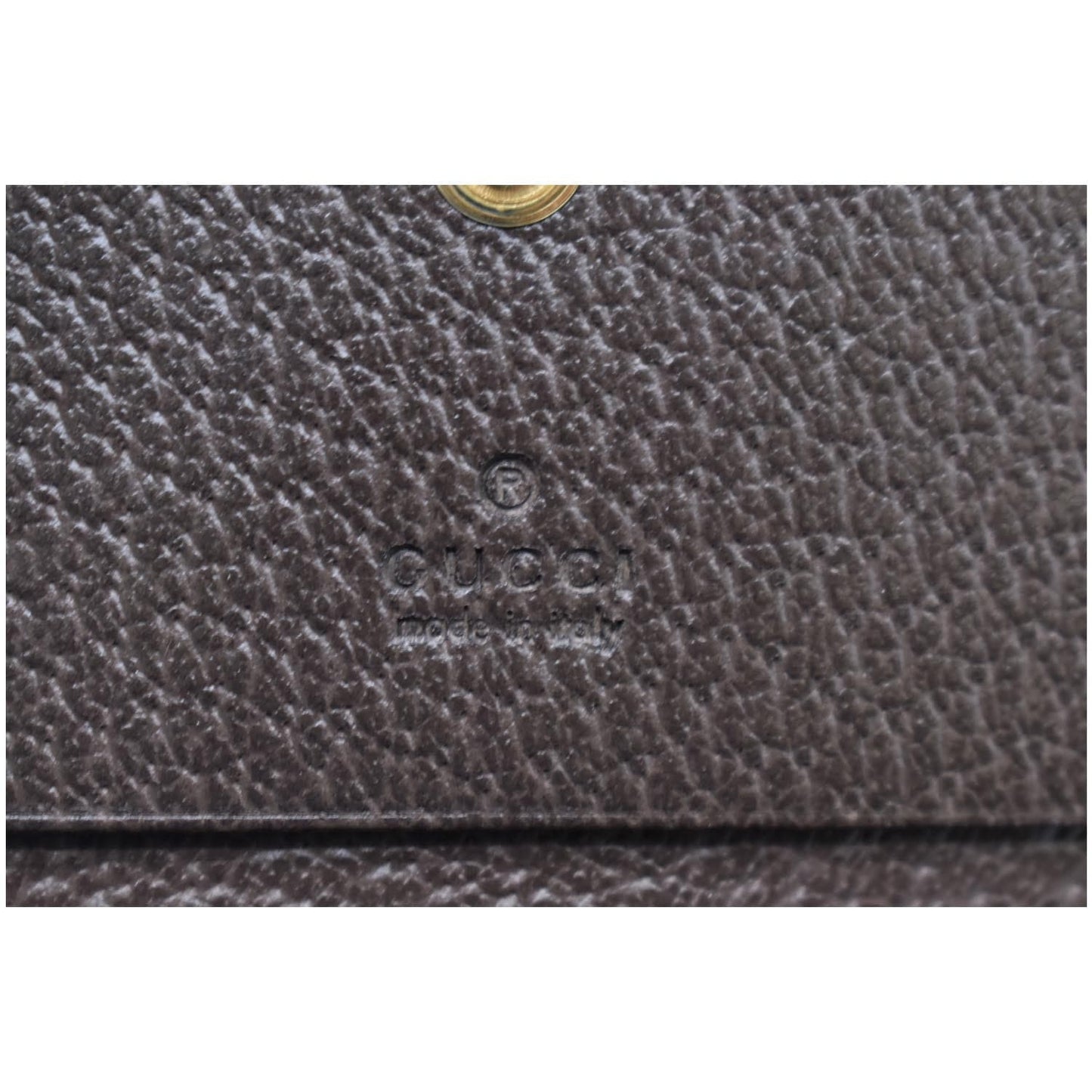 GUCCI Ophidia GG Card Case Wallet Beige