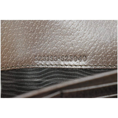 Gucci Ophidia GG Continental Supreme Canvas Wallet Beige 523153