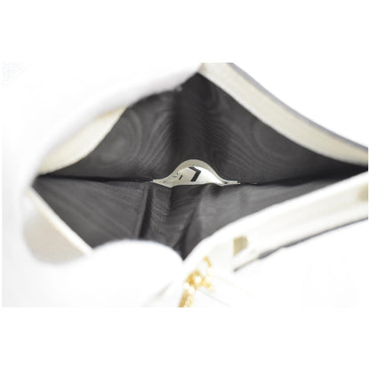 GUCCI Zumi Mini Grainy Leather Chain Wallet Cream 570660 - Final Sale