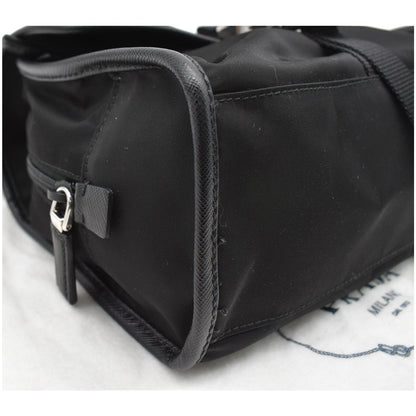 PRADA Nylon and Saffiano Leather 3789 Smartphone Case Black