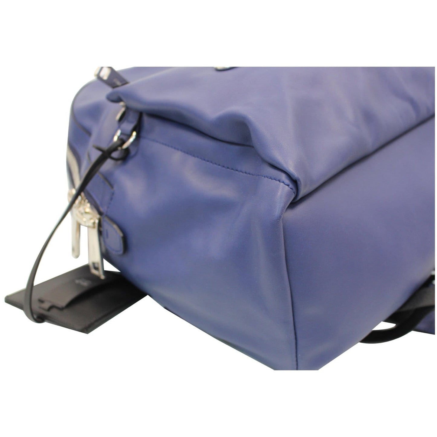 FENDI Are You Serious Backpack Bag with Face Charm Blue