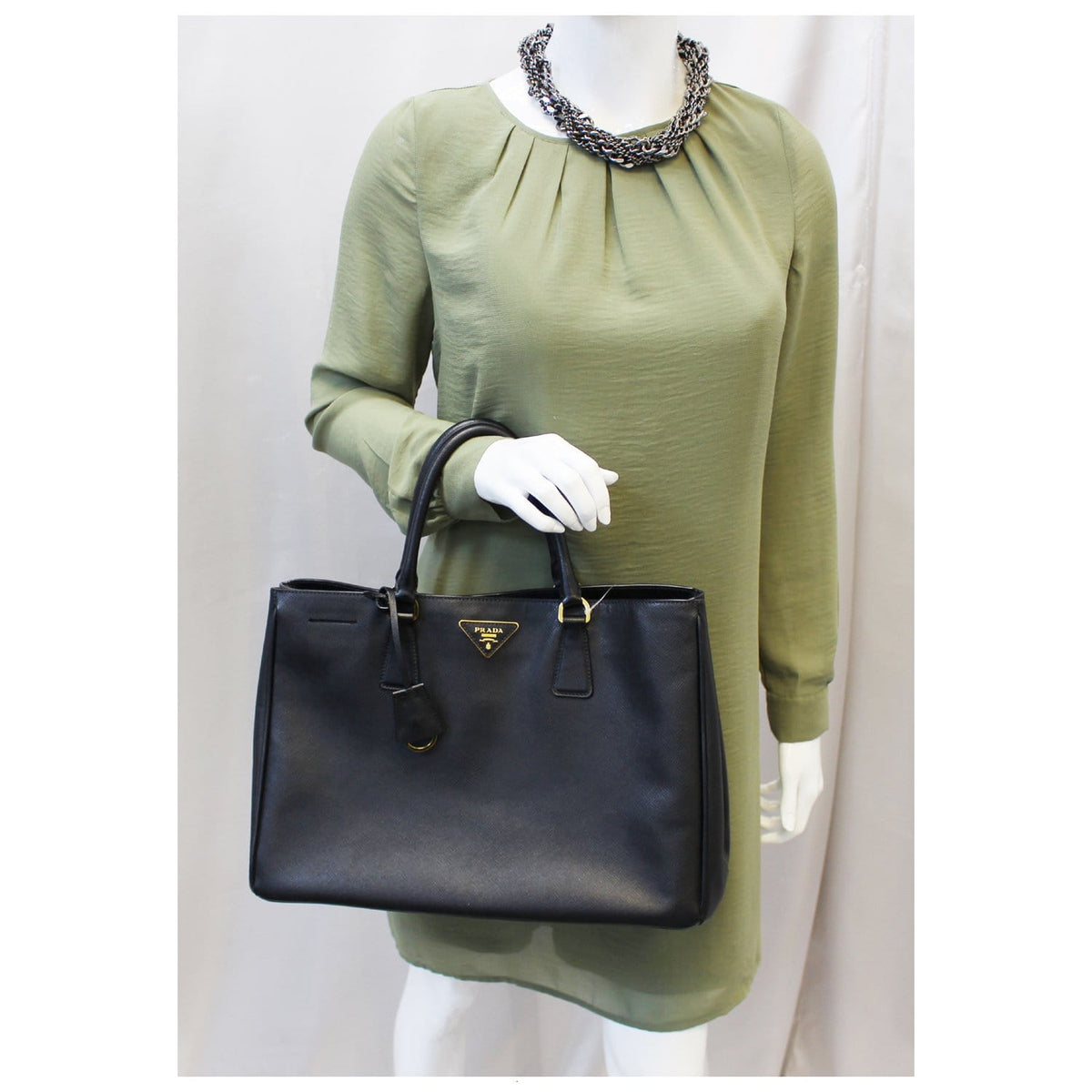 PRADA Galleria Medium Saffiano Leather Tote Bag