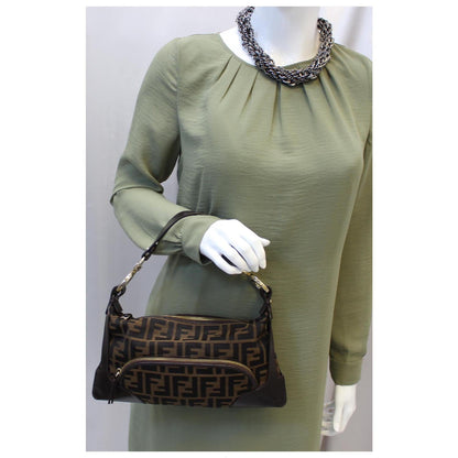 Fendi Vintage Zucca Pattern Handbag