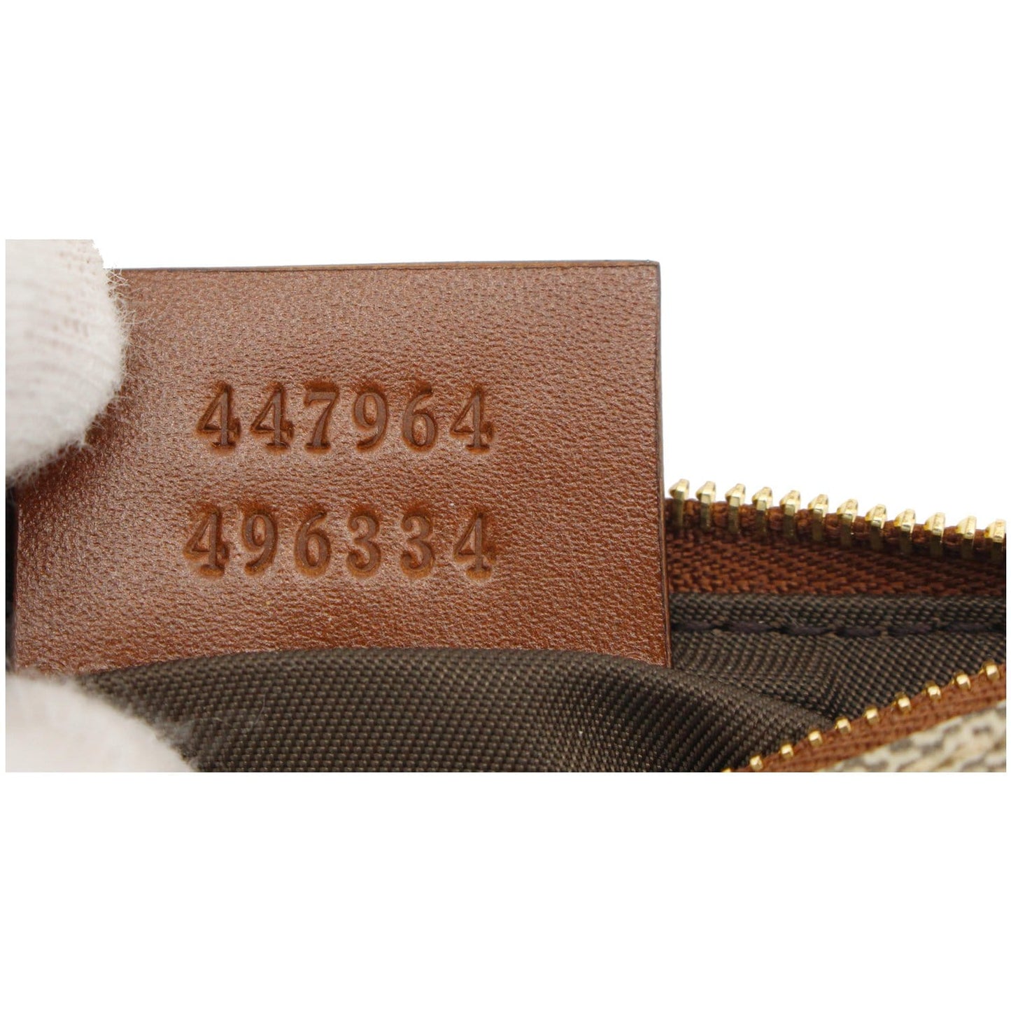 GUCCI GG Supreme Monogram Key Case Beige 447964