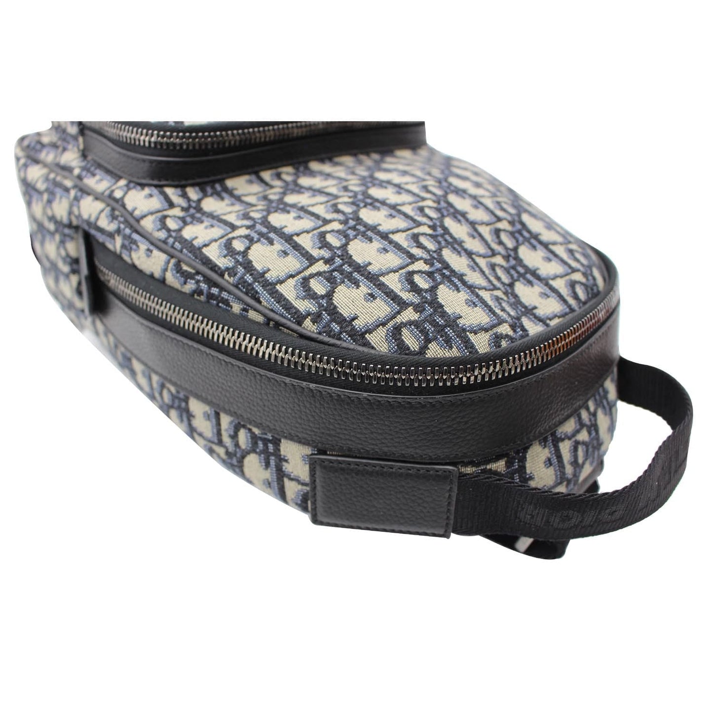 CHRISTIAN DIOR Minin Rider Oblique Jacquard Backpack Beige