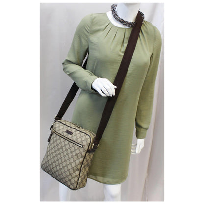 GUCCI GG Supreme Canvas Messenger Crossbody Bag 201448