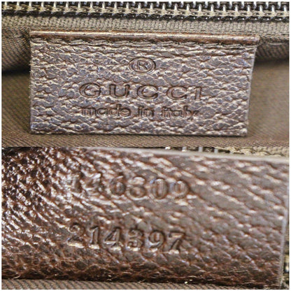 GUCCI GG Monogram Canvas Web Small Messenger Bag Beige 146309