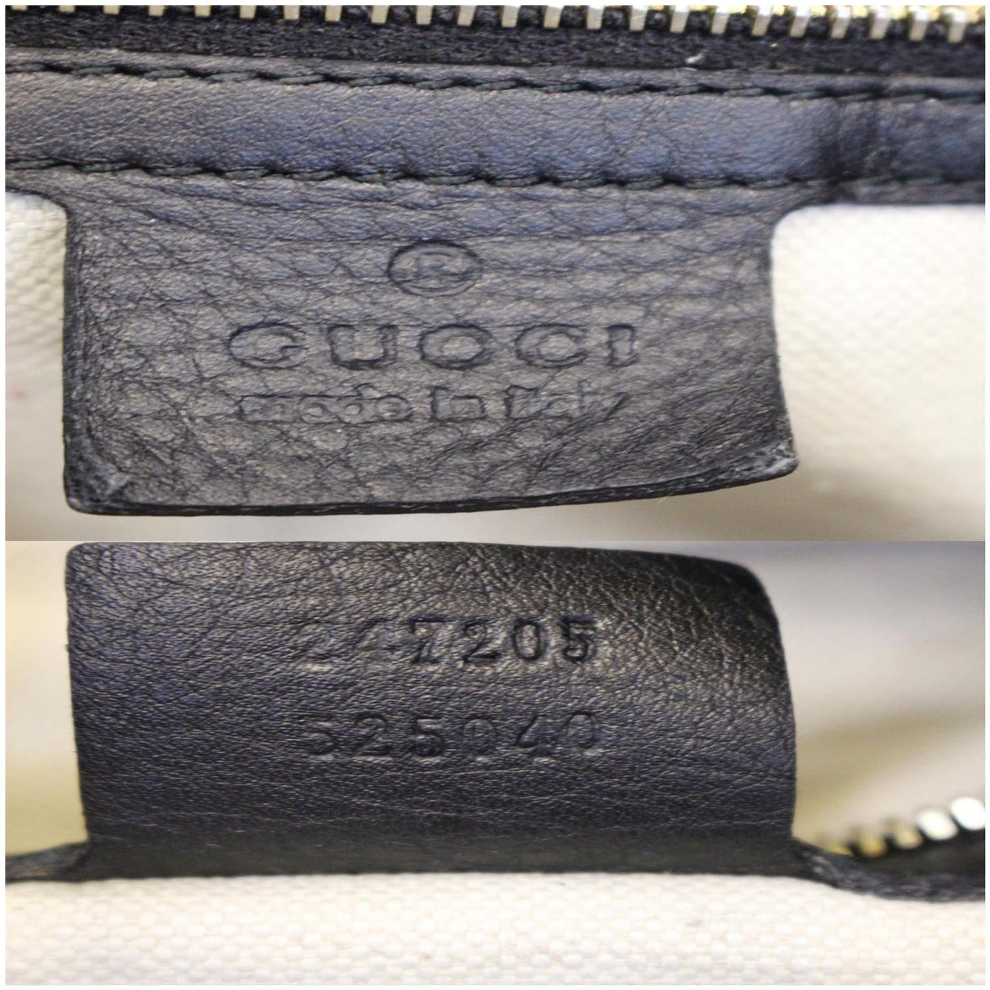 GUCCI Vintage Web Medium Boston Bag Black 247205