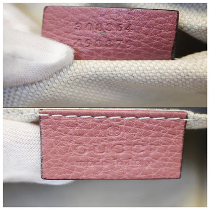 GUCCI Soho Disco Pebbled Leather Small Crossbody Bag 308364