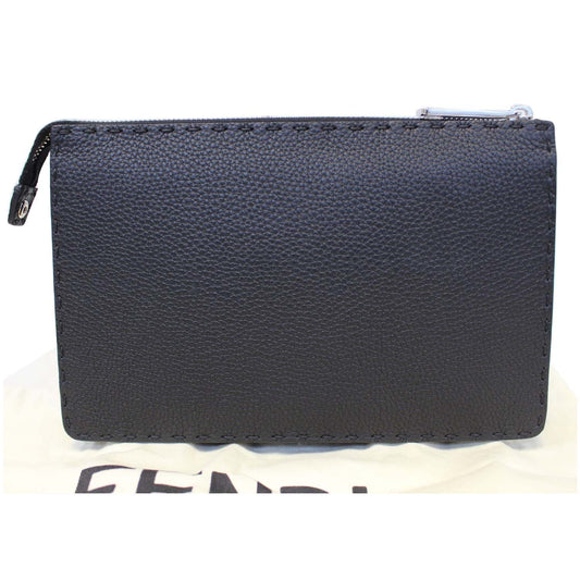 FENDI Selleria Bag Bugs Slim Clutch Black - Last Call