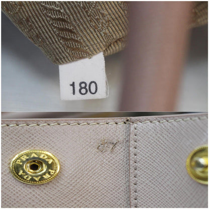 PRADA Lux Saffiano Leather Tote Tote Bag Light  Pink