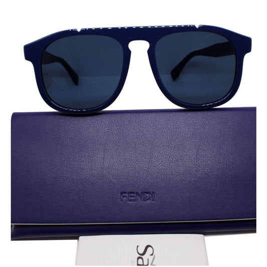 Fendi FF M0014/S PJP 54 Men Sunglasses Blue Lens