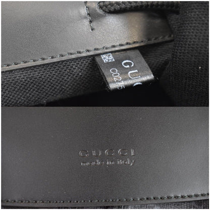 GUCCI GG Supreme Microfiber Backpack Bag 495563 Black