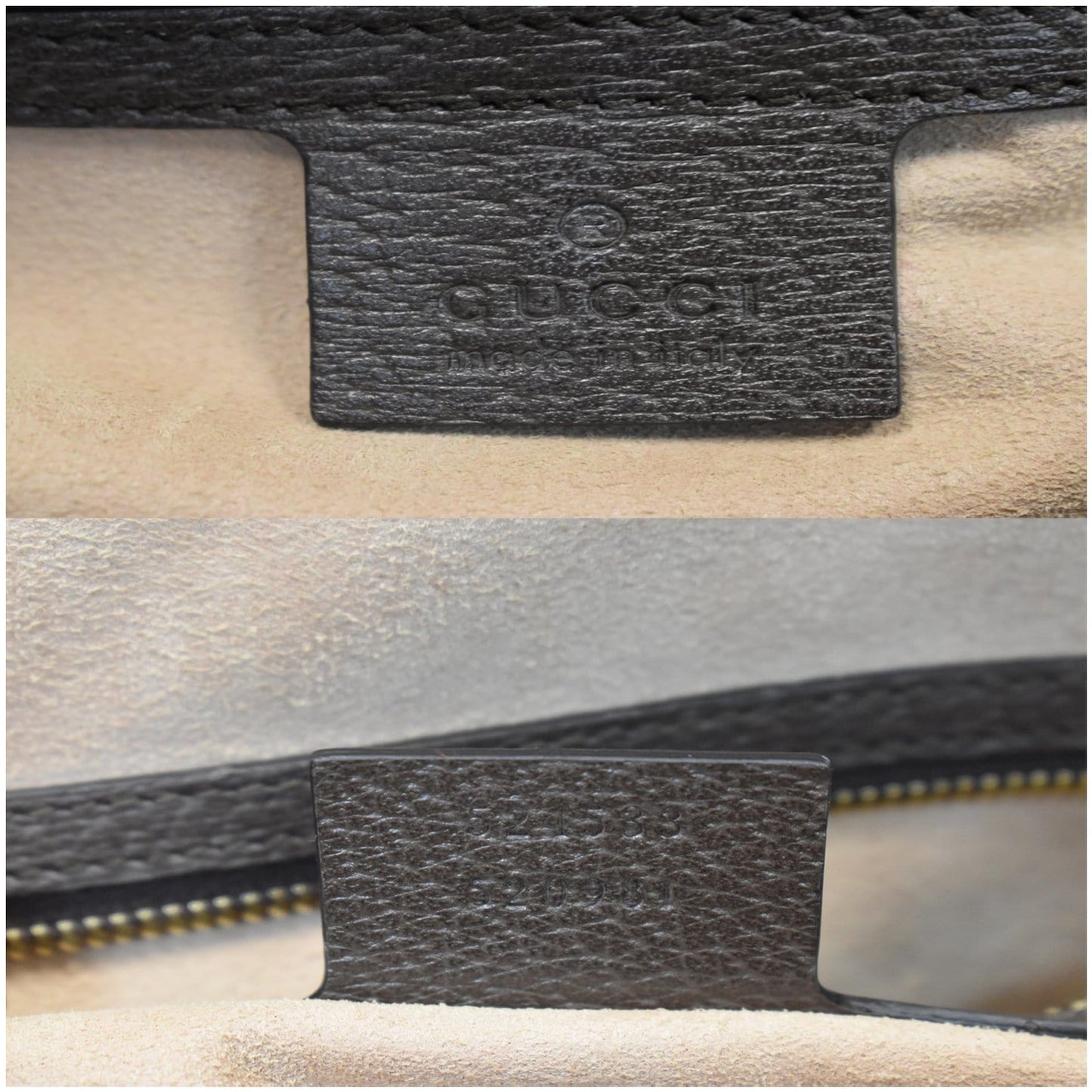 GUCCI Ophidia GG Canvas Medium Top Handle Shoulder Bag Beige 524533