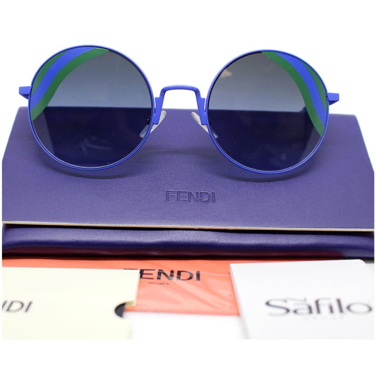 Fendi FF 0248/S PJP 53 Sunglasses Blue Gradient Lens