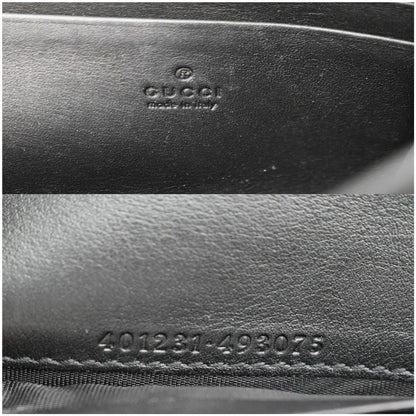 GUCCI Dionysus Mini Velvet GG Monogram Chain Wallet Dark Blue 401231