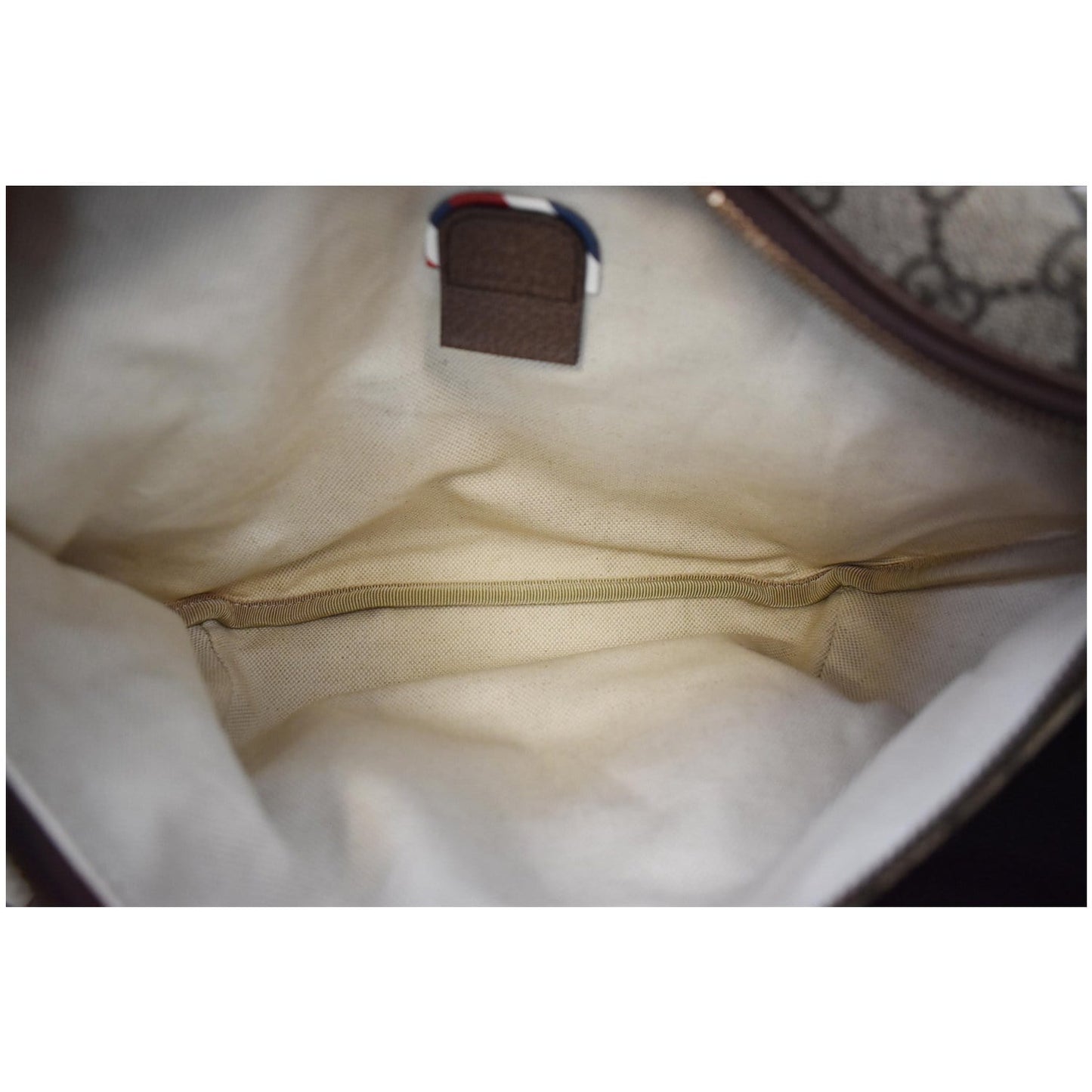 GUCCI Courrier GG Supreme Canvas Belt Waist Bum Bag Beige 529711