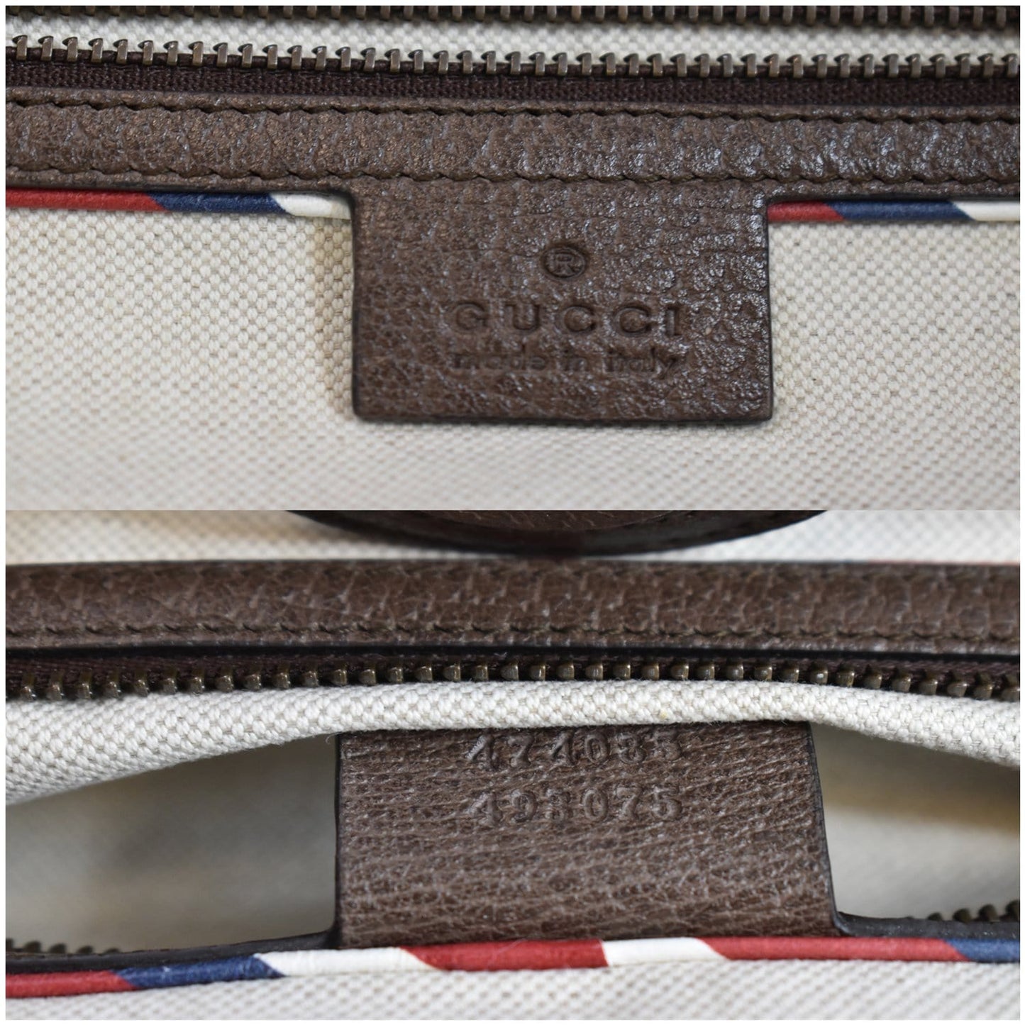 GUCCI Courrier Soft GG Supreme Tote Bag Beige 474083