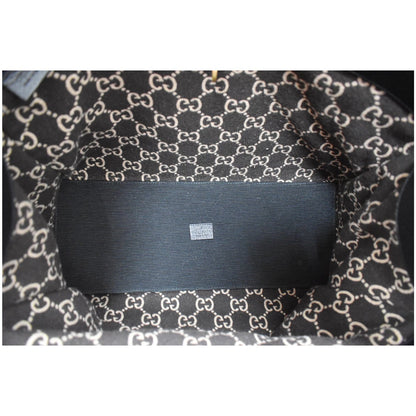 GUCCI GG Monogram Wool Tote Shoulder Bag Beige 598169