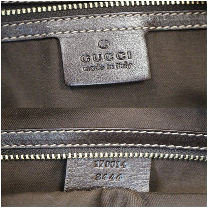GUCCI GG Canvas Horsebit Catena Hobo Bag Beige 170014