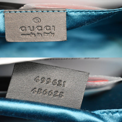 GUCCI Ophidia GG Small Suede Shoulder Bag Red 499621