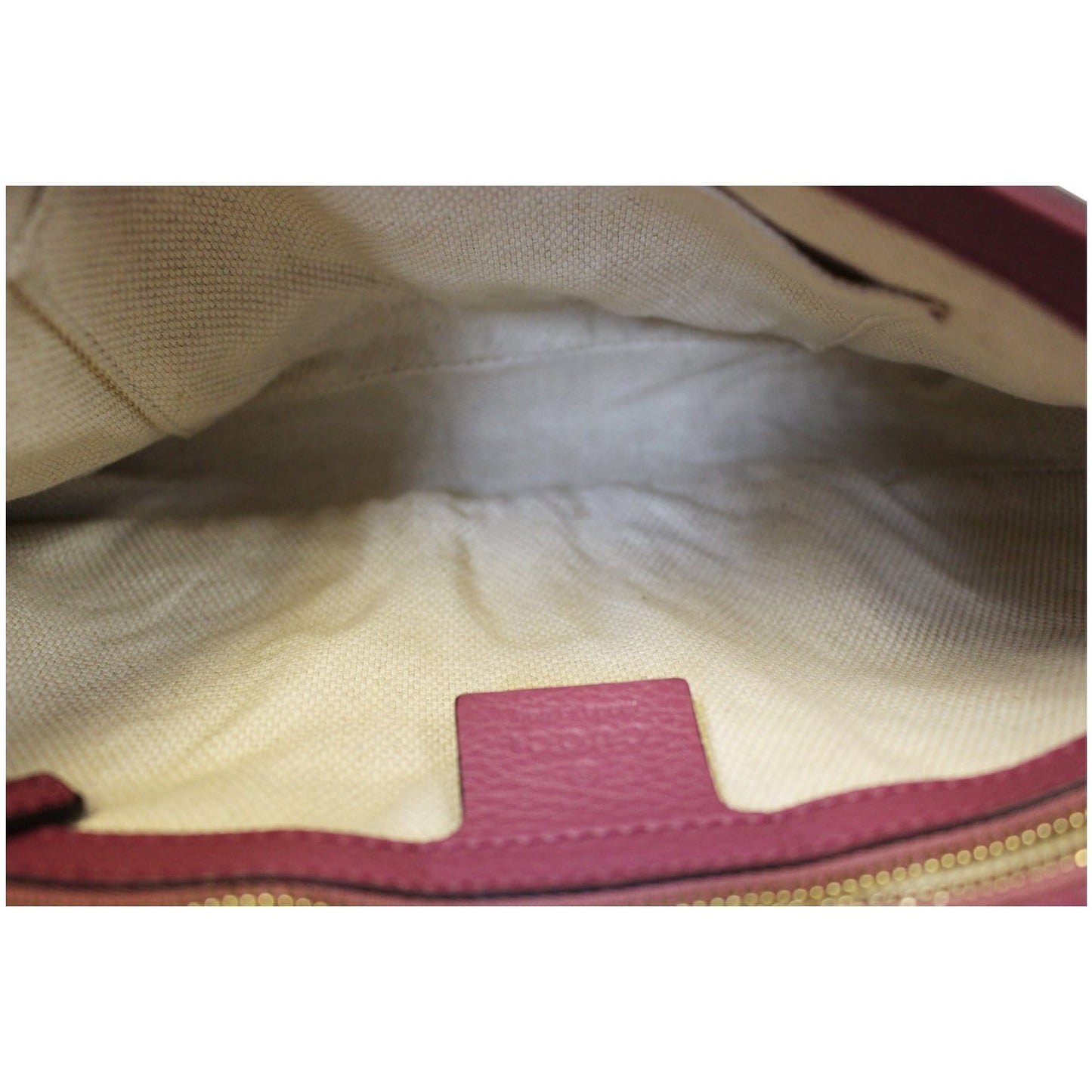GUCCI Soho Chain Purple Leather Crossbody Bag