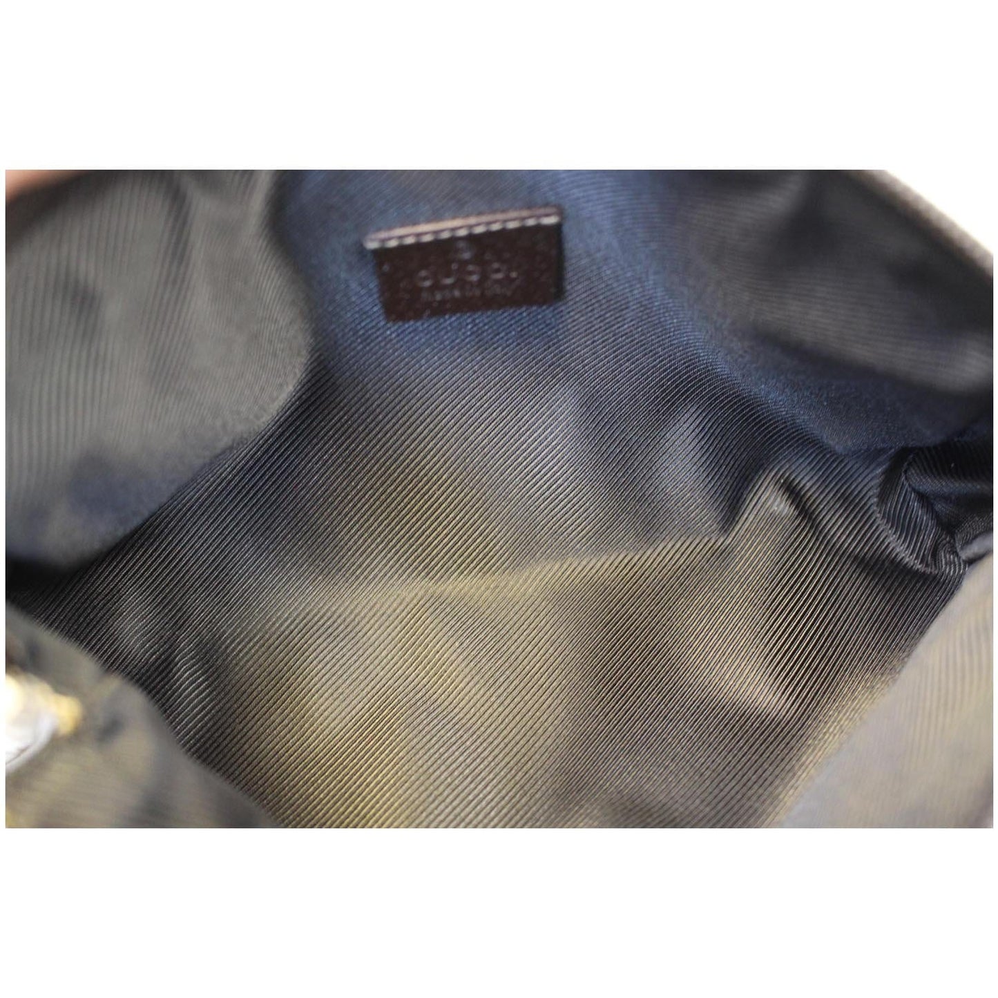 Gucci Beige/Ebony G Canvas Abbey D-Ring Pochette Bag