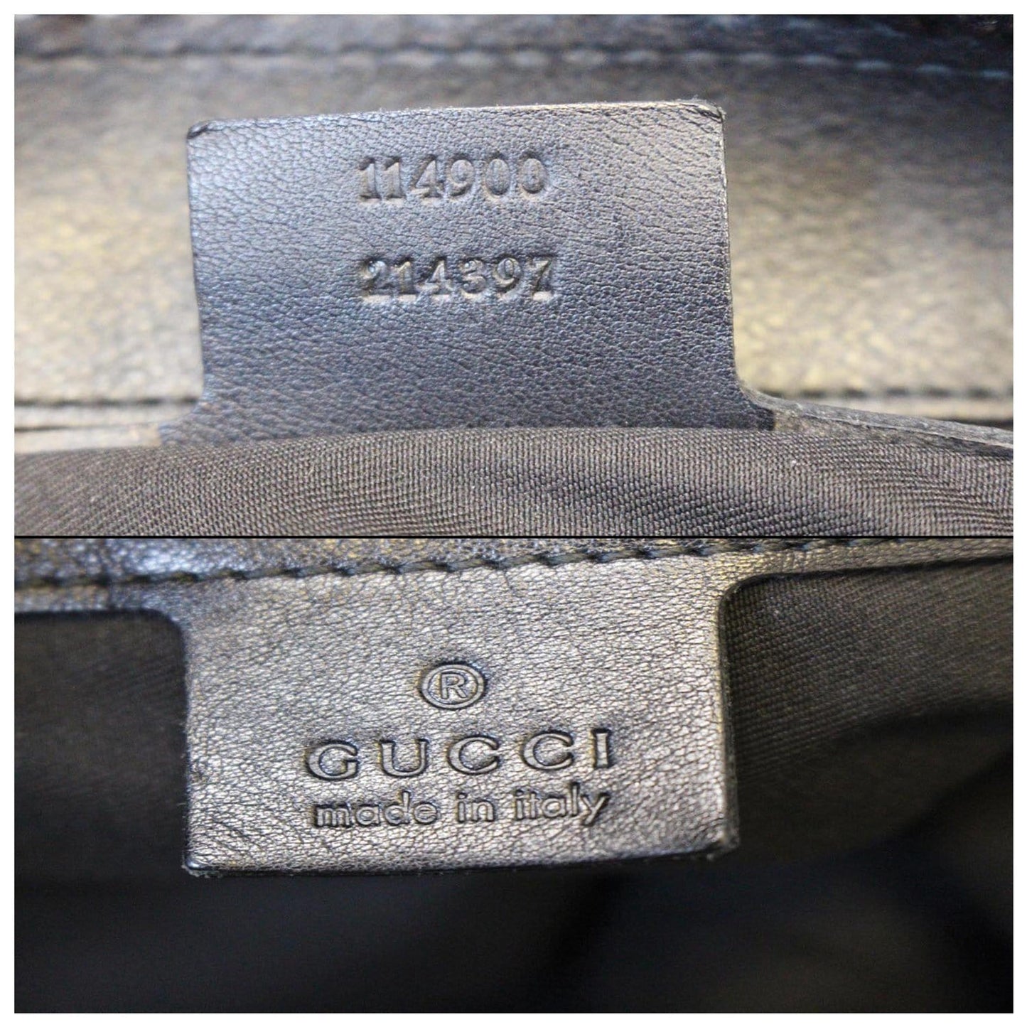 GUCCI Horsebit Large Black Leather Hobo Bag