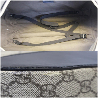 GUCCI GG Supreme Duffle Carry-on Bag 406382 Beige