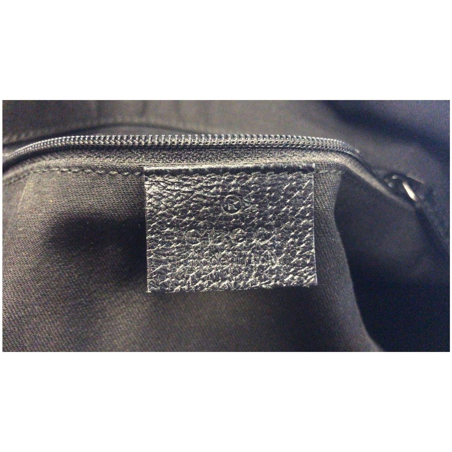 GUCCI GG Monogram Medium Eclipse Shoulder Bag Black