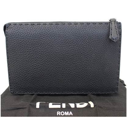 FENDI Bag Bugs eyes Roman Leather Clutch