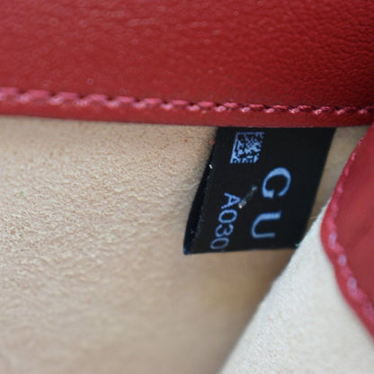 GUCCI Dionysus GG Tweed Small Shoulder Bag Cerise 400249