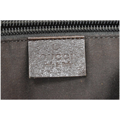 GUCCI Flap Top GG Canvas Messenger Crossbody Bag Beige 145861