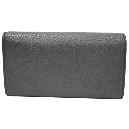 GUCCI Animalier Bee Blind For Love Leather Wallet Black 454070