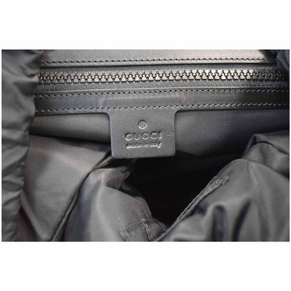 GUCCI Classic GG Monogram Medium Velvet Backpack Dark Blue 574923