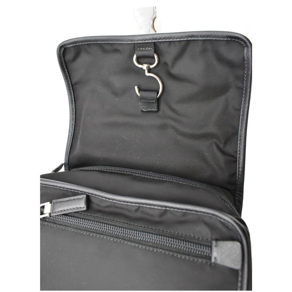 PRADA Nylon and Saffiano Leather 3789 Smartphone Case Black