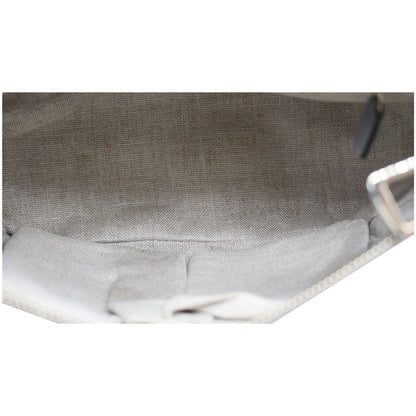 GUCCI Small Bree GG Guccissima Leather Tote Crossbody Bag Grey 449241
